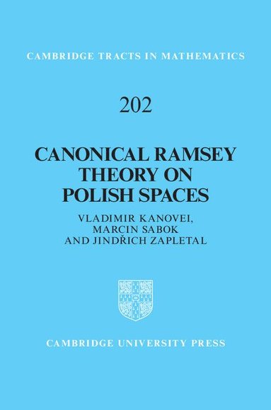 bokomslag Canonical Ramsey Theory on Polish Spaces