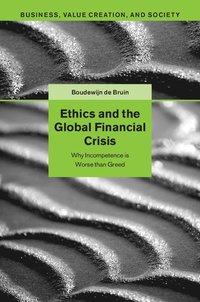 bokomslag Ethics and the Global Financial Crisis