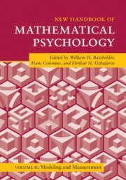 bokomslag New Handbook of Mathematical Psychology: Volume 2, Modeling and Measurement