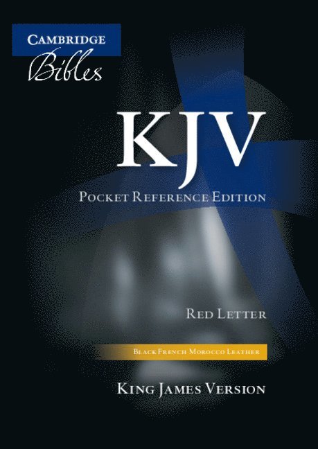 KJV Pocket Reference Bible, Black French Morocco Leather, Thumb Index, Red-letter Text, KJ243:XRI 1