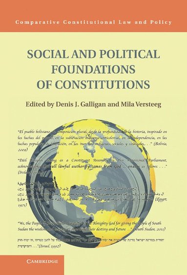 bokomslag Social and Political Foundations of Constitutions