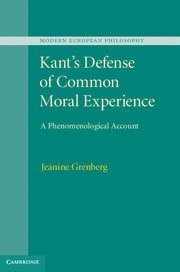 bokomslag Kant's Defense of Common Moral Experience