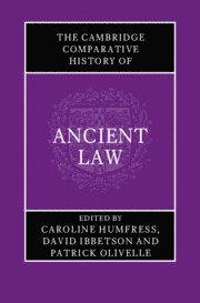 bokomslag Cambridge Comparative History of Ancient Law