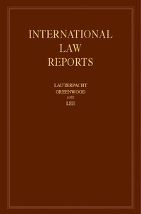 bokomslag International Law Reports