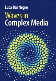 Luca Dal Negro, Luca (Boston University) Dal Negro - Waves in Complex Media, Inbunden