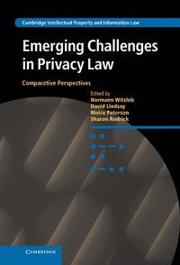 bokomslag Emerging Challenges in Privacy Law