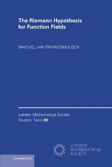 bokomslag The Riemann Hypothesis for Function Fields