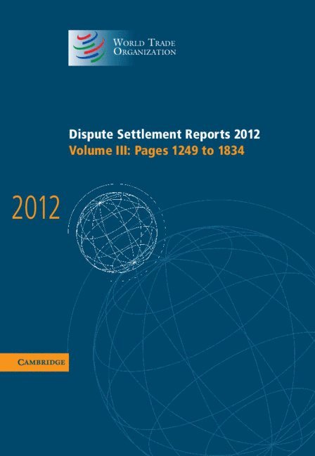 Dispute Settlement Reports 2012 1
