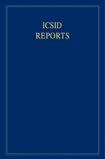 ICSID Reports: Volume 20 1