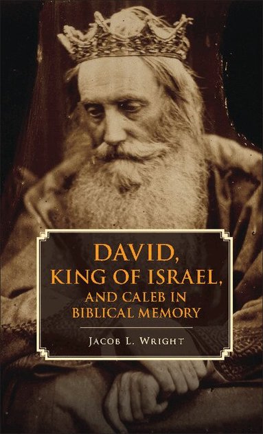 Jacob L. Wright - David, King of Israel, and Caleb in Biblical Memory, Inbunden