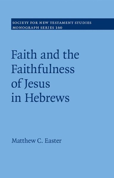 bokomslag Faith and the Faithfulness of Jesus in Hebrews