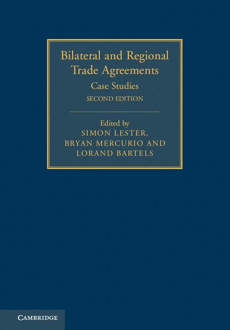 Bilateral and Regional Trade Agreements 1