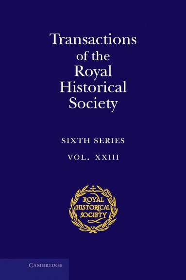 bokomslag Transactions of the Royal Historical Society