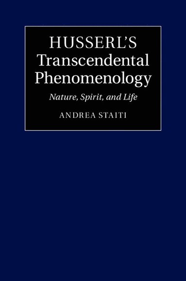 bokomslag Husserl's Transcendental Phenomenology