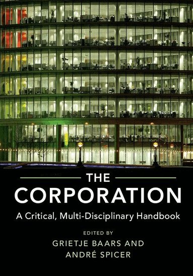 Grietje Baars, Andre Spicer - The Corporation, Inbunden