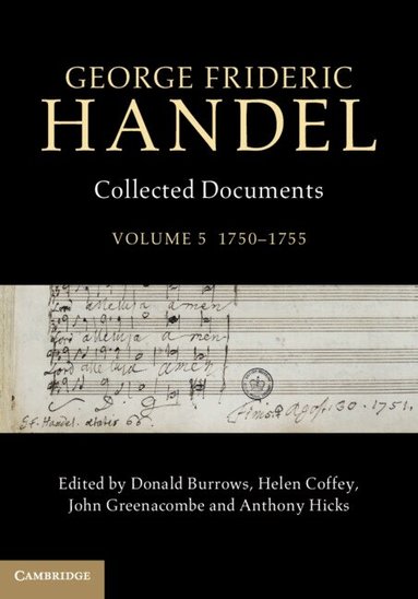 Donald Burrows, Helen Coffey, John Greenacombe, Anthony Hicks - George Frideric Handel, Inbunden