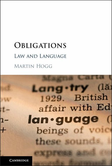 Martin Hogg - Obligations, Inbunden