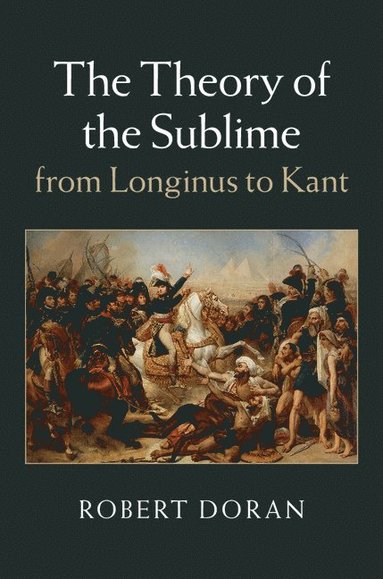 bokomslag The Theory of the Sublime from Longinus to Kant