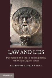 Austin Sarat, Massachusetts) Sarat, Austin (Amherst College - Law and Lies, Inbunden