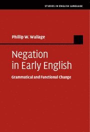 bokomslag Negation in Early English