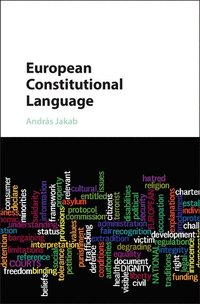 bokomslag European Constitutional Language