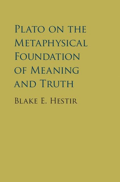 bokomslag Plato on the Metaphysical Foundation of Meaning and Truth