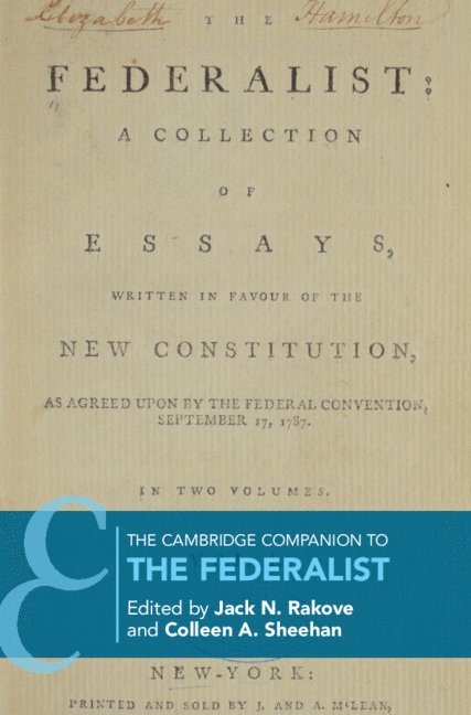 The Cambridge Companion to The Federalist 1