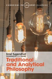 bokomslag Traditional and Analytical Philosophy