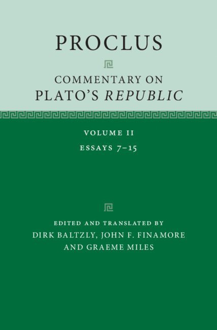 Proclus: Commentary on Plato's 'Republic' 1