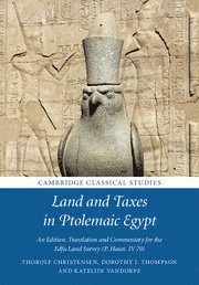 bokomslag Land and Taxes in Ptolemaic Egypt