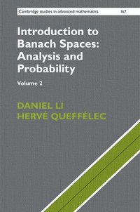 bokomslag Introduction to Banach Spaces: Analysis and Probability
