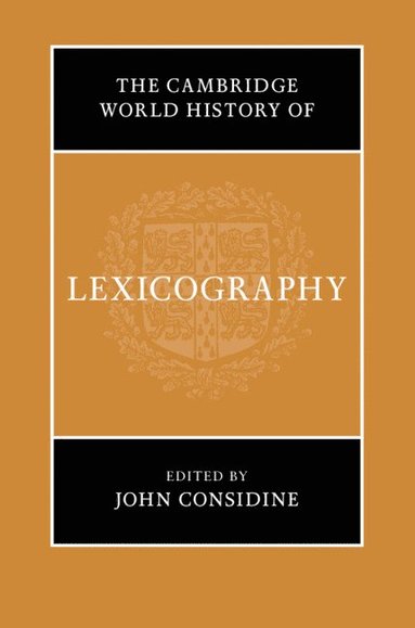 bokomslag The Cambridge World History of Lexicography