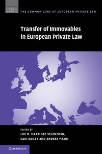 bokomslag Transfer of Immovables in European Private Law