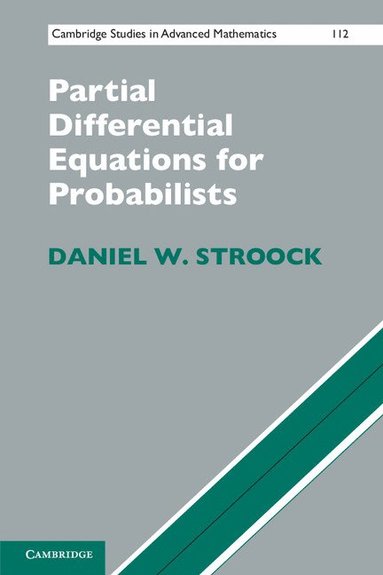 bokomslag Partial Differential Equations for Probabilists