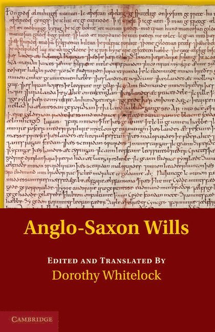 Anglo-Saxon Wills, Häftad