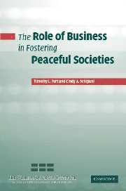 bokomslag The Role of Business in Fostering Peaceful Societies