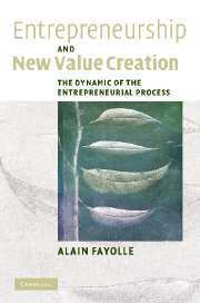 Alain Fayolle - Entrepreneurship and New Value Creation, Häftad