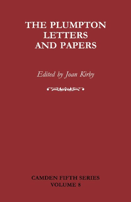 Joan Kirby - The Plumpton Letters and Papers, Häftad
