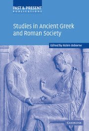 Studies in Ancient Greek and Roman Society 1