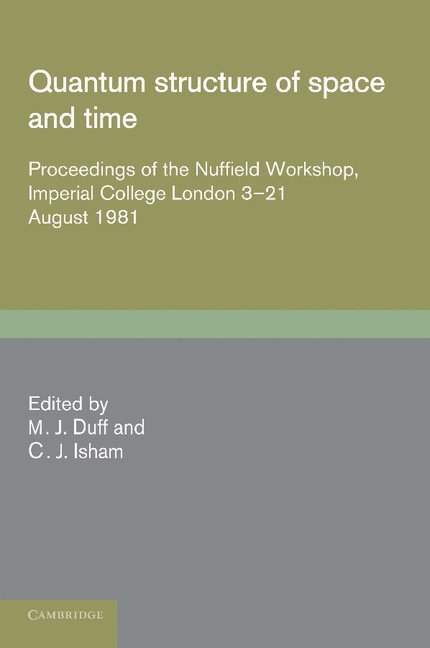 Quantum Structure of Space and Time