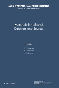 bokomslag Materials for Infrared Detectors and Sources: Volume 90