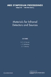 bokomslag Materials for Infrared Detectors and Sources: Volume 90