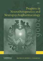 Jeffrey L. Cummings - Progress in Neurotherapeutics and Neuropsychopharmacology: Volume 1, 2006, Häftad