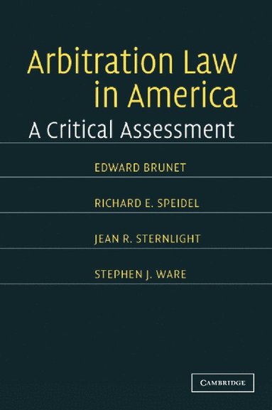 bokomslag Arbitration Law in America