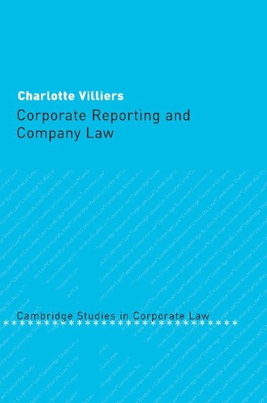 Charlotte Villiers - Corporate Reporting and Company Law, Häftad