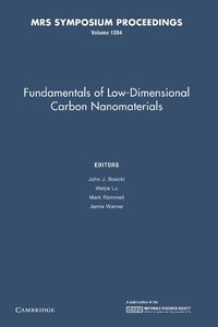 bokomslag Fundamentals of Low-Dimensional Carbon Nanomaterials: Volume 1284