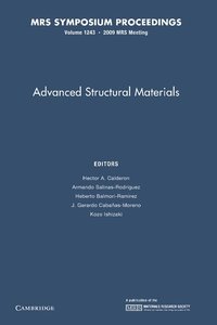 bokomslag Advanced Structural Materials: Volume 1243