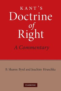 bokomslag Kant's Doctrine of Right