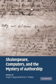 bokomslag Shakespeare, Computers, and the Mystery of Authorship