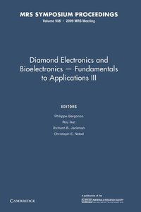 bokomslag Diamond Electronics and Bioelectronics - Fundamentals to Applications III: Volume 1203
